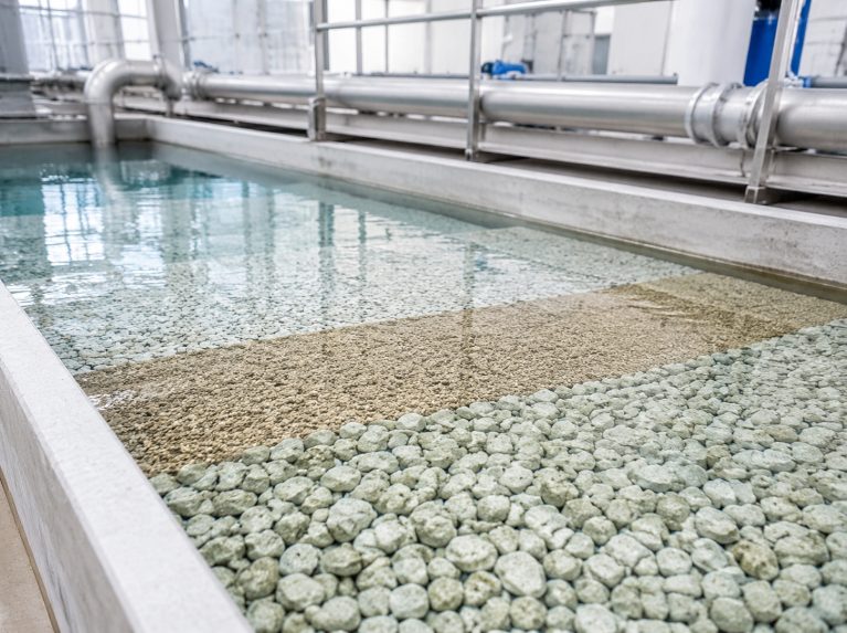 湘潭昭山示范区水处理除氨氮沸石滤料